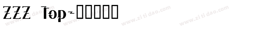 ZZZ Top字体转换